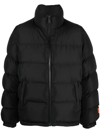 Heron Preston Ex-ray Zip-up Padded Jacket In Schwarz