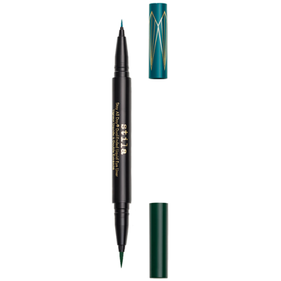 Stila Stay All Day Dual-ended Liquid Eye Liner 4.5ml (various Shades) - Teal/intense Jade