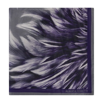 Alberta Ferretti Andromeda Modal Scarf In Grey