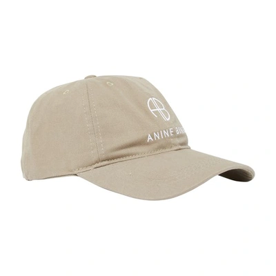 Anine Bing Jeremy Logo-embroidered Cap In Green