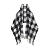 Woolrich Buffalo Check Black White Cape In White Buffalo