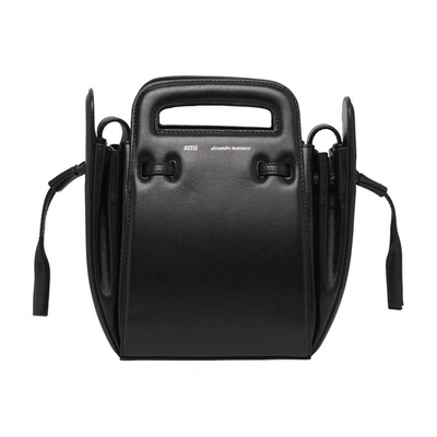 Ami Alexandre Mattiussi Bucket Accordeon Bag In Black