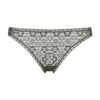 Eres Riviere Floral-lace Briefs In Olive