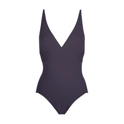 Eres Larcin One-piece Swimsuit In Bain De Minuit