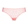 Eres Frivole Lace-panel Thong In Pois De Senteur