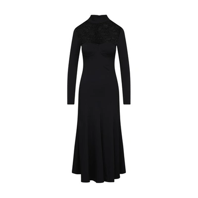 Faith Connexion Long Dress In Black