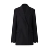 House Of Dagmar Black Virgin Wool Blazer In Black