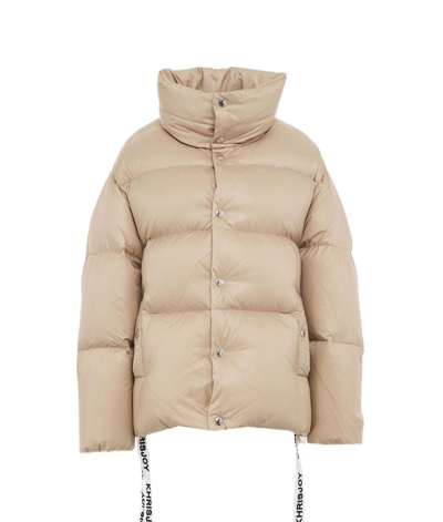 Khrisjoy Womens Beige Down Jacket