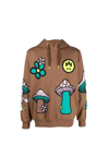 Barrow Felpa Con Stampa In Brown