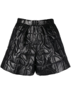 Patou Jp Quilted Shorts In Black