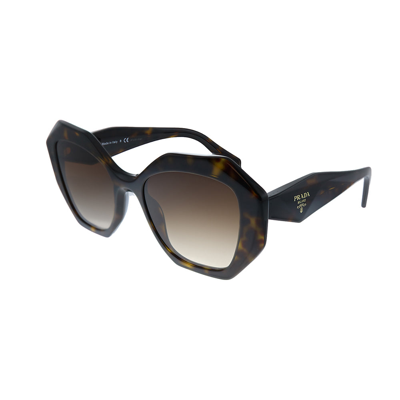 Prada Pr 16ws 2au6s1 Womens Geometric Sunglasses In Brown
