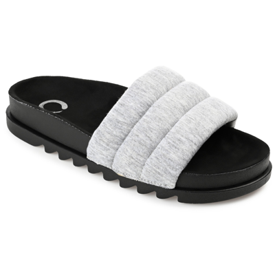 Journee Collection Collection Women's Tru Comfort Foam Lazro Sandal In Grey