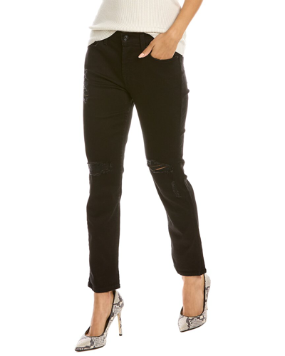 7 For All Mankind Kimmie Black Straight Jean