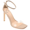 Journee Collection Tru Comfort Foam Lorelei Ankle Strap Stiletto Sandal In Brown