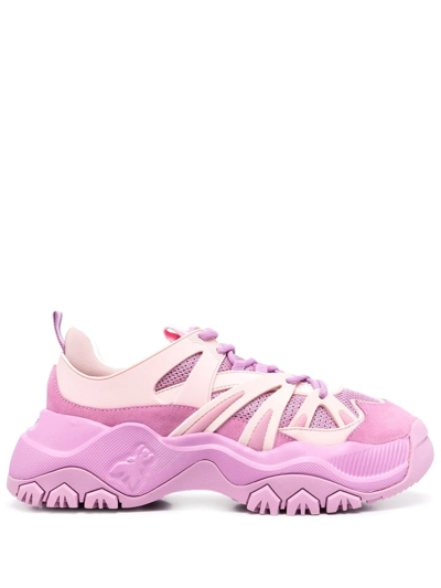 Patrizia Pepe Chunky Running Sneakers In Pink