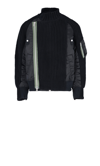Sacai Nylon Twill Mix Knit Blouson