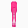 Valentino Pink Pp Long Tights In Pink