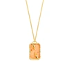 LAVANI JEWELS THE LOVERS CARD GOLD NECKLACE