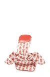 Jeffrey Campbell Bow Slide Sandal In Red White Lobster