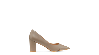 Stuart Weitzman Avenue 75 Block Pump The Sw Outlet In Topo