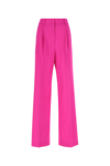 Msgm High-waist Wide-leg Wool Trousers