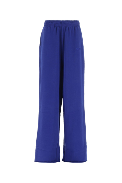 Vetements Blue Stretch Cotton Joggers Blue  Uomo Xs