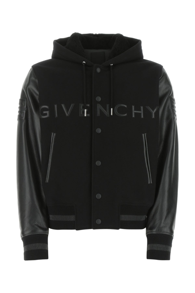Givenchy Black Wool Blend Jacket Black  Uomo 48