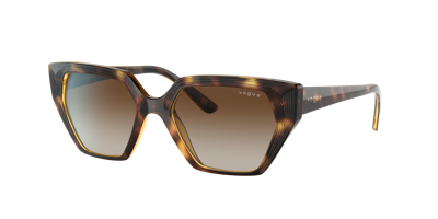 Vogue Eyewear Woman Sunglass Vo5376s In Brown Gradient