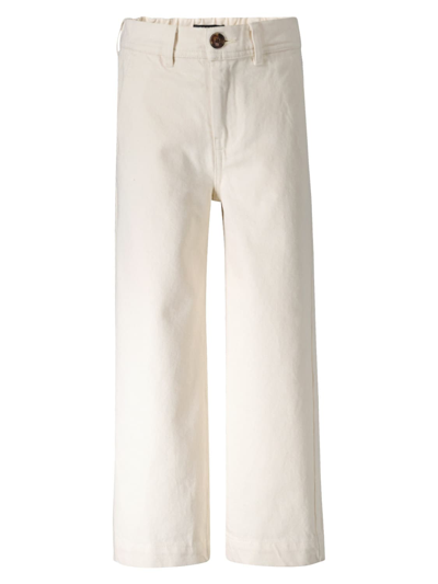 Ecoalf Kids Jeans For Girls In Bianco