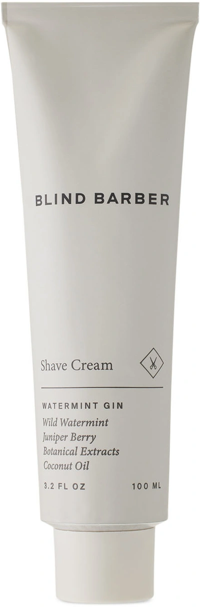 Blind Barber Watermint Gin Shave Cream, 3.2 oz In Na