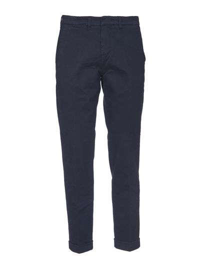 Fay Trousers In Dark Blue