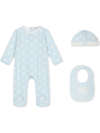 Dolce & Gabbana 3-piece Gift Set With Dg Logo Print In Blue