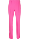Cinq À Sept Brianne Pintuck Crepe Pants In Pink