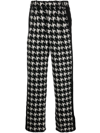 ADER ERROR HOUNDSTOOTH-PATTERN STRAIGHT-LEG TROUSERS