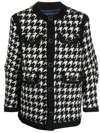 ADER ERROR HOUNDSTOOTH-PATTERN TWEED JACKET