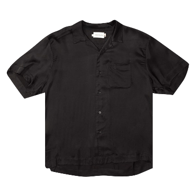 Pre-owned Honor The Gift Century Camp Short-sleeve Button Up Shirt 'black'