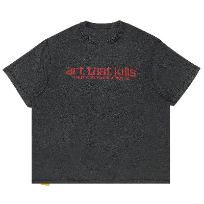 Pre-owned Gallery Dept. Atk Rev French Logo Tee 'faded Black'