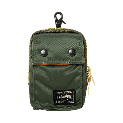 Pre-owned Porter-yoshida & Co . Tanker Pouch 'sage' In Green