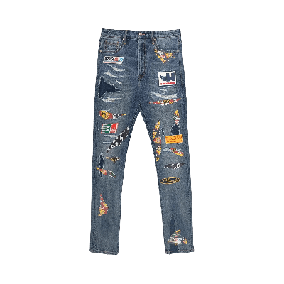 Pre-owned Billionaire Boys Club Racer Jean 'photon' In Blue