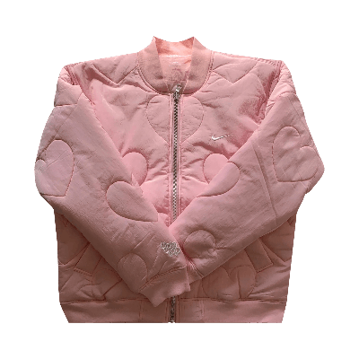Pre-owned Nike Kids' Certified Lover Boy Bomber Jacket (friends & Family) 'pink'