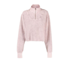 LES TIEN PINK CROPPED COTTON SWEATSHIRT,WCF1051IOAW18977832