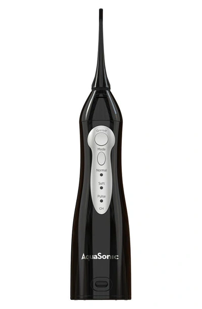 Aquasonic Aqua Flosser Pro In Black