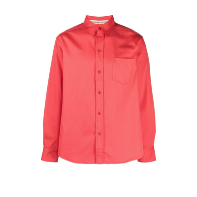 Meta Campania Collective Pablo Cotton-twill Shirt In Red