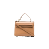 Chloé Neutral Nacha Whipstitch Leather Shoulder Bag In Neutrals