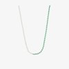 Eéra 18kt White Gold Enamel Chain-link Necklace In White