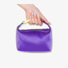 Eéra Violet Mini Moon Satin Tote Bag In Purple