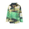 SAUL NASH GREEN PRINTED HOODED JACKET,SN7418543729