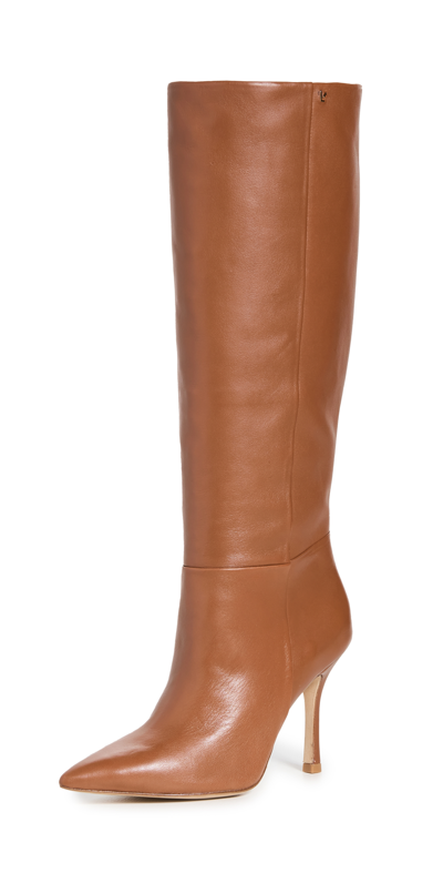 Larroude Kate Boots In Caramel