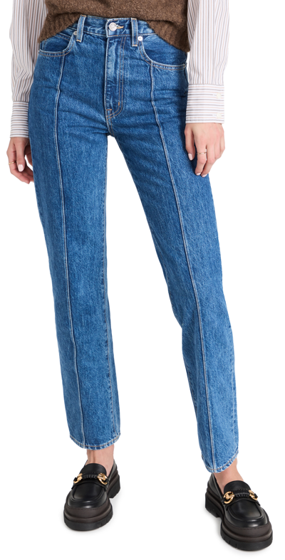 Slvrlake London Pintuck Jeans In Start Me Up