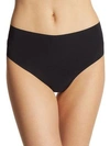 Commando Classic High-rise Shaping Thong In Black